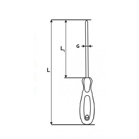 221520 TOPMASTER Surubelnita stea PZ3 lungime 275 mm