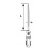 360512 TOPMASTER Pila pentru ascutit lant drujba diametru tija 4 mm