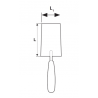 323304 TOPMASTER Mistrie dreapta latime 60 mm lungime 160 mm