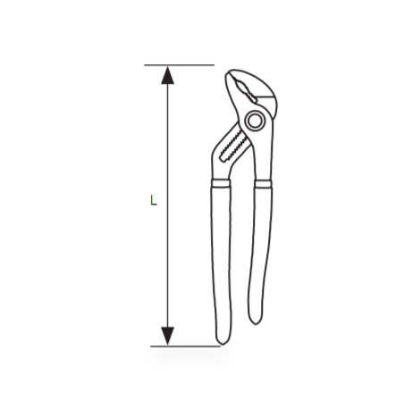 211401 TOPMASTER Cleste instalator tip Papagal lungime 250 mm