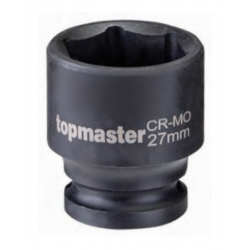 330345 TOPMASTER Cheie tubulara hexagonala de impact 10 mm patrat 1/2