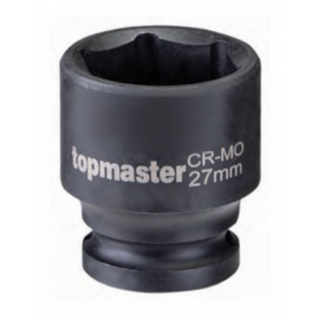 330345 TOPMASTER Cheie tubulara hexagonala de impact 10 mm patrat 1/2