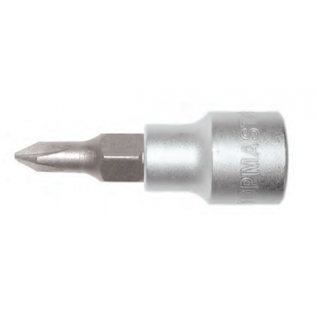 330196 TOPMASTER Cheie tubulara cu bit cruce PH2 prindere patrat 1/4