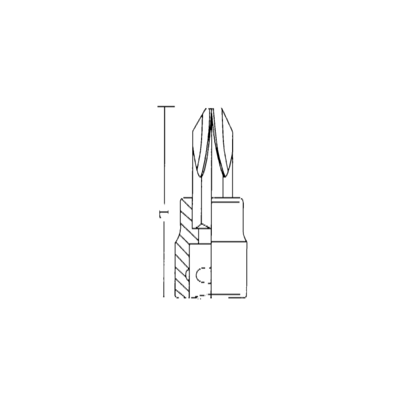 330287 TOPMASTER Cheie tubulara cu bit stea PZ3 prindere patrat 3/8