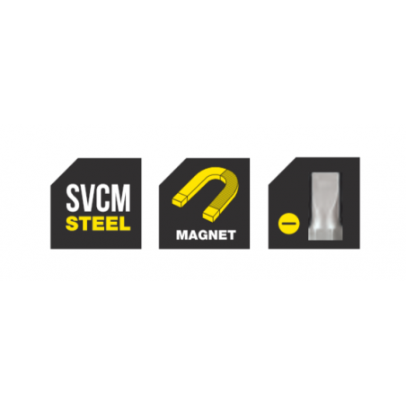 221561 TOPMASTER Surubelnita dreapta latime varf 4 mm lungime 100 mm