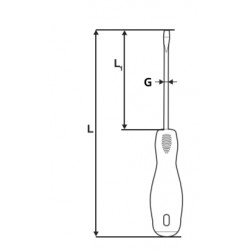 221585 TOPMASTER Surubelnita stea PZ0 lungime 150 mm