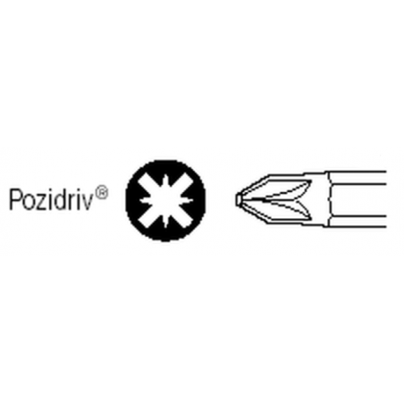 221587 TOPMASTER Surubelnita stea PZ2 lungime 215 mm