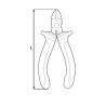 210166 TOPMASTER Cleste sfic lungime 160 mm capacitate taiere 2.8 mm