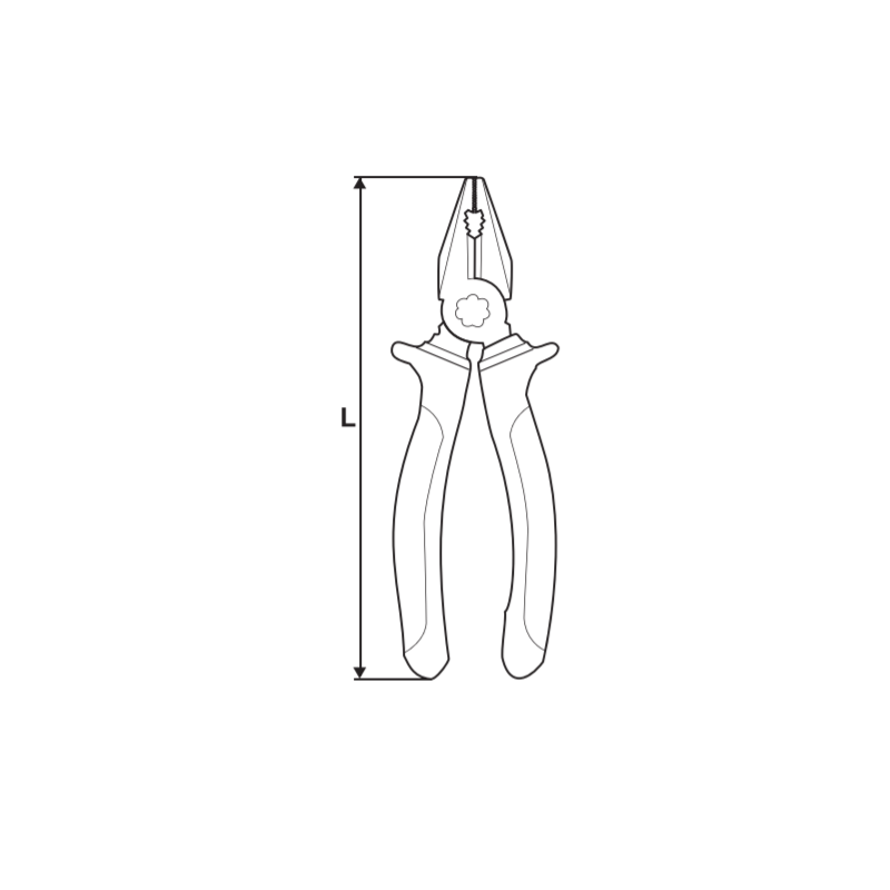 210167 TOPMASTER Cleste combinat lungime 160mm capacitate taiere 2.8mm