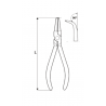 212909 TOPMASTER Cleste varf indoit lungime 200 mm sigurante interne