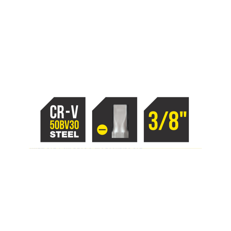 330284 TOPMASTER Cheie tubulara cu bit drept latime bit 8mm patrat 3/8