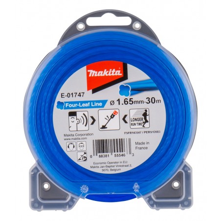 E-01747 MAKITA Four-Leaf fir nylon 1.65mm grosime si 30m lungime