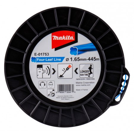 E-01753 MAKITA Four-Leaf fir nylon 1.65mm grosime si 445m lungime