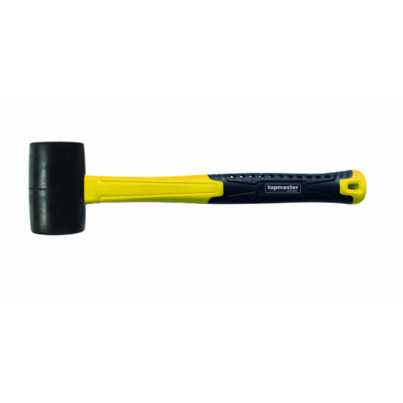 240903 TOPMASTER Ciocan de cauciuc 0.34kg coada de fibra lungime 333mm