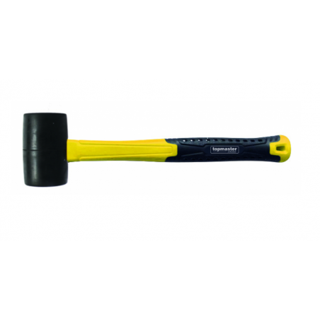 240903 TOPMASTER Ciocan de cauciuc 0.34kg coada de fibra lungime 333mm