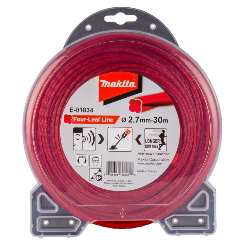 E-01834 MAKITA Four-Leaf fir nylon 2.7mm grosime si 30m lungime