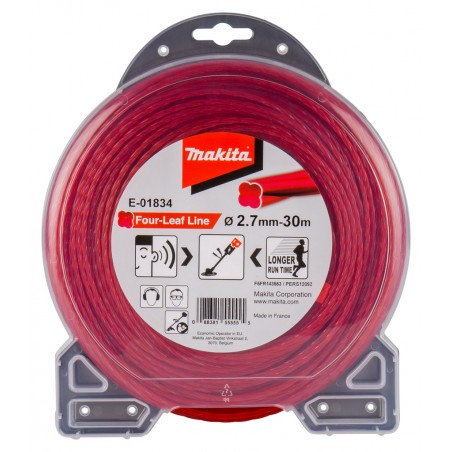 E-01834 MAKITA Four-Leaf fir nylon 2.7mm grosime si 30m lungime