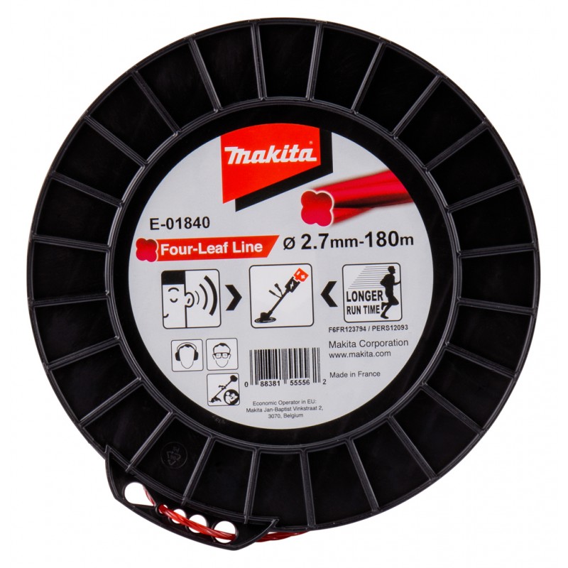 E-01840 MAKITA Four-Leaf fir nylon 2.7mm grosime si 180m lungime