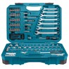 E-06616 MAKITA Trusa 120 bucati de tubulare, biti si chei de mana