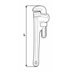 290503 TOPMASTER Cleste tevi mops 2" prindere 18 mm lungime 450 mm