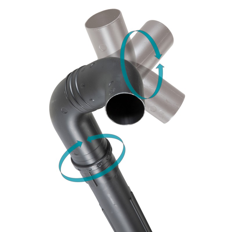 191B03-8 MAKITA Set duza pentru curatarea jgheaburilor