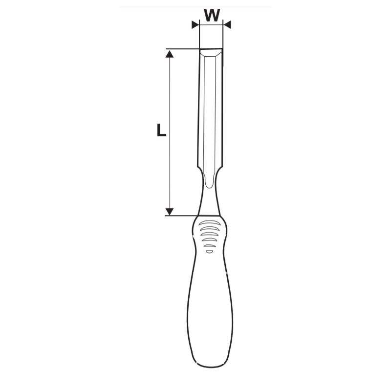 350116 TOPMASTER Dalta pentru lemn latime 14 mm lungime 140 mm