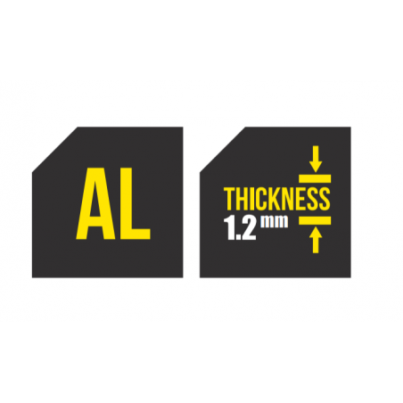 321712 TOPMASTER Dreptar din aluminiu cu 2 nivele lungime 4000 mm