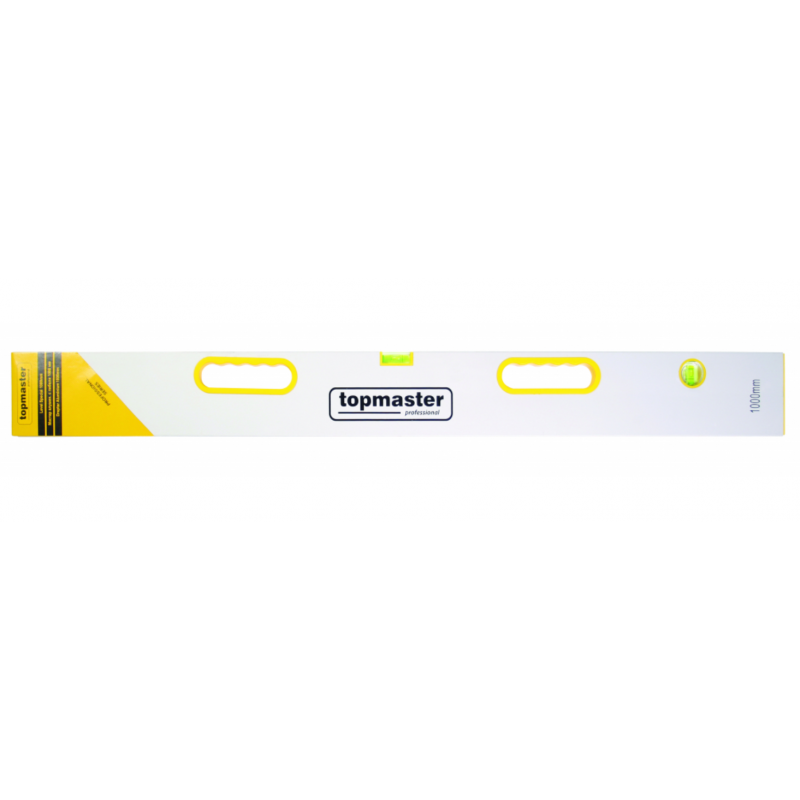 321718 TOPMASTER Dreptar aluminiu 2 manere si 2 nivele lungime 4000 mm