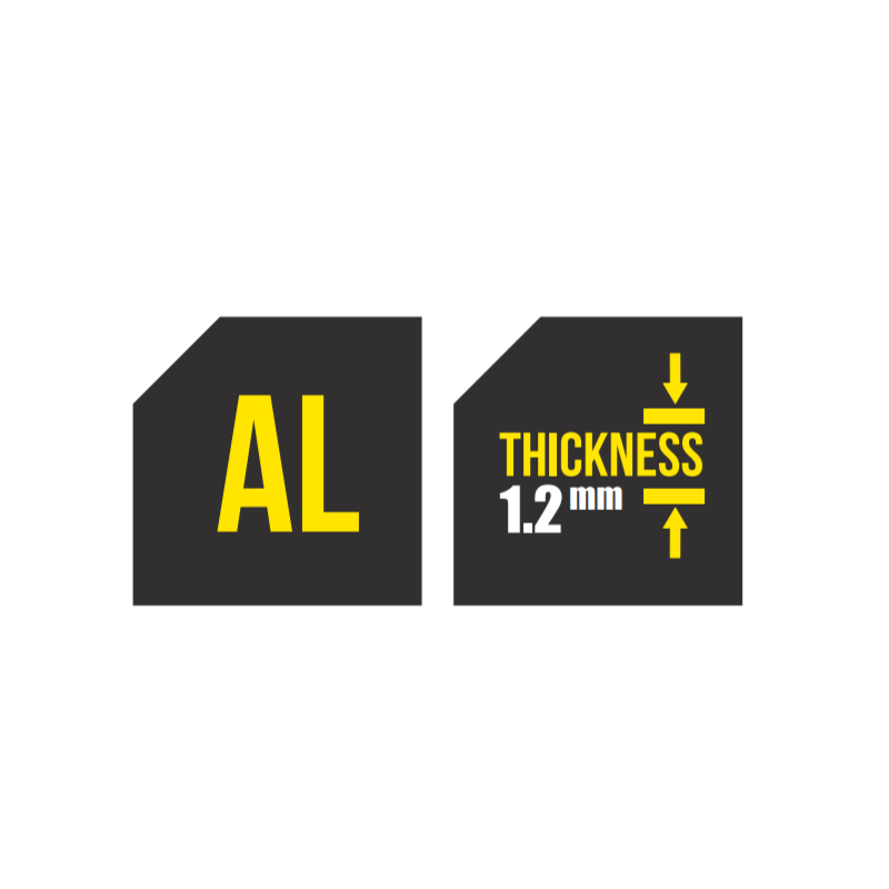 321705 TOPMASTER Dreptar din aluminiu profil inclinat lungime 3000 mm