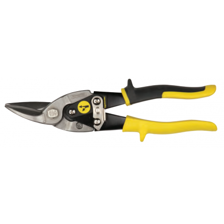 Foarfeca pentru taiat tabla pe stanga maxim 1.2mm PRO TOPMASTER,lungime 25cm,actionare cu doua axe pentru amplificarea fortei de