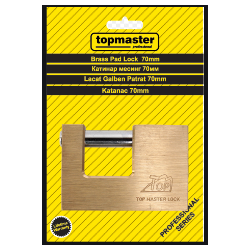 500301 TOPMASTER Lacat alama patrat lungime 70 mm