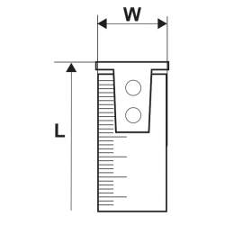 260605 TOPMASTER Ruleta magnetica dublu stop lungime 5 m latime 25 mm