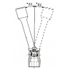 330177 TOPMASTER Adaptor lung prindere patrat 3/8 lungime 75 mm