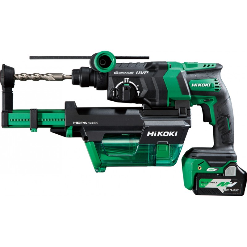 DH36DPEWEZ HIKOKI Rotopercutor SDS-PLUS, 2 acumulatori Li-Ion 36V 5Ah