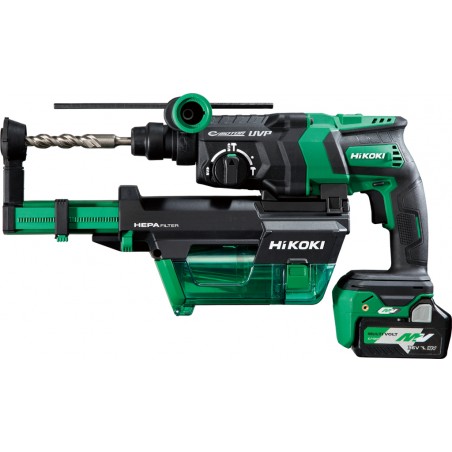 DH36DPEWEZ HIKOKI Rotopercutor SDS-PLUS, 2 acumulatori Li-Ion 36V 5Ah