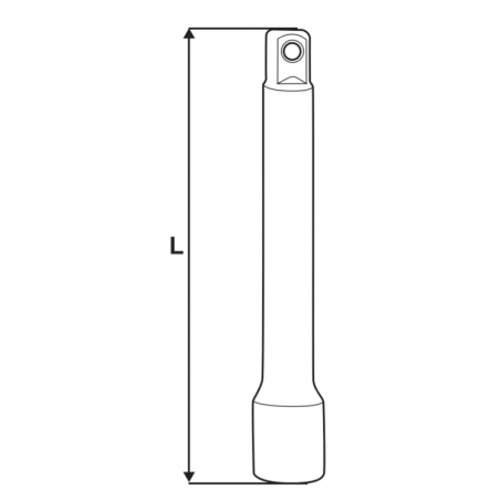 330180 TOPMASTER Adaptor lung prindere patrat 3/8 lungime 450 mm