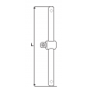 330343 TOPMASTER Levier strangere T prindere patrat 1/2 lungime 250 mm