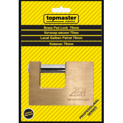 500303 TOPMASTER Lacat alama patrat lungime 90 mm