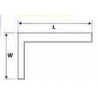 281202 TOPMASTER Echer lungime 600 mm latime 175 mm