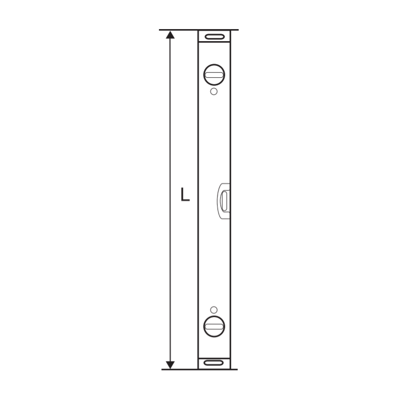 270110 TOPMASTER Nivela aluminiu magnetica 3 nivele 1 maner 800 mm