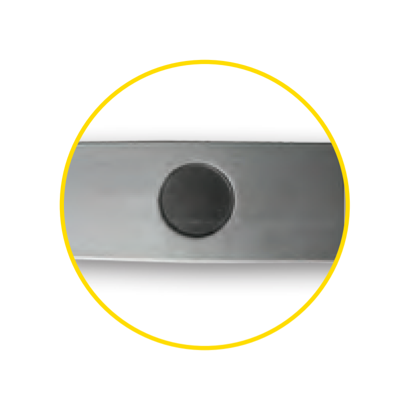 270110 TOPMASTER Nivela aluminiu magnetica 3 nivele 1 maner 800 mm