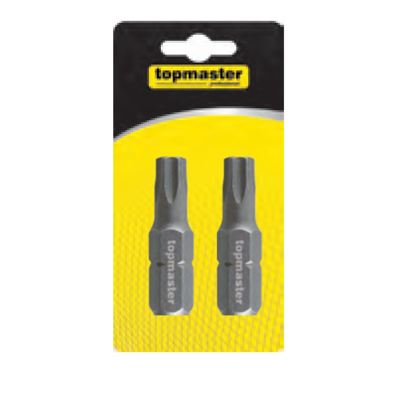 330359 TOPMASTER Set 2 biti magnetici torx T30 prindere hexagon 1/4
