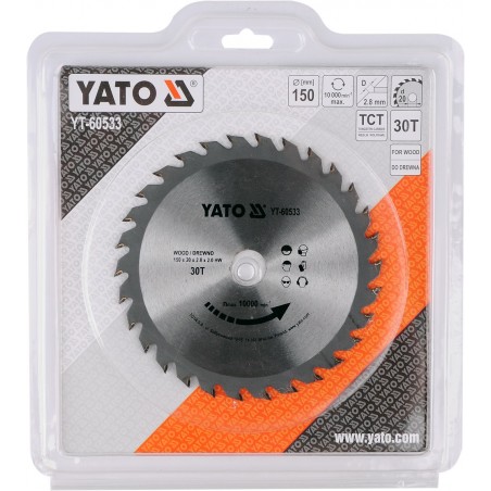 YT-60533 YATO Disc circular pentru lemn 150X30TX20mm