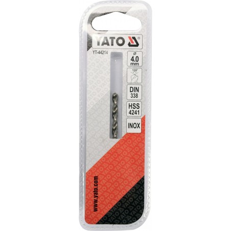 YT-44214 YATO Burghiu pentru gaurit metal, diametru 4.0 mm