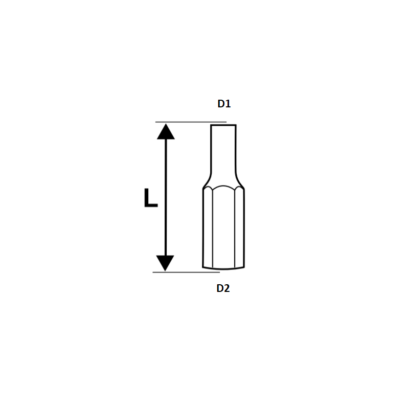 330397 TOPMASTER Bit Torx T30  lung prindere hexagon 10mm lungime 75mm