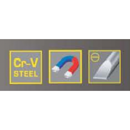 221556 TOPMASTER Surubelnita dreapta latime varf 6 mm lungime 265 mm