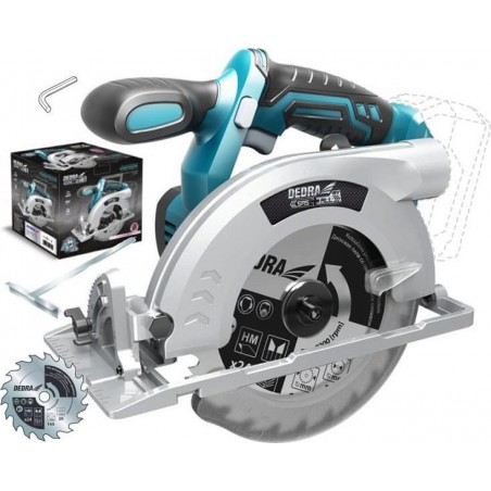 DED7064 DEDRA Ferastrau circular 165mm cu acumulator Li-Ion 18V 4Ah