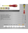 220119 TOPMASTER Surubelnita stea izolata 1000 V PZ2 lungime 215 mm