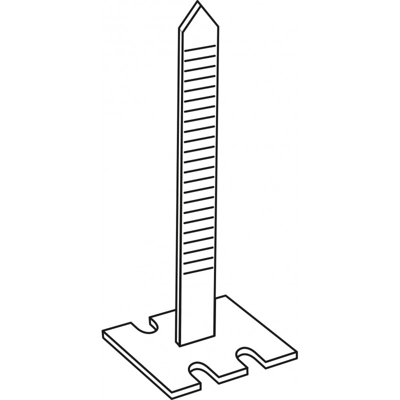 04681 VOREL Set benzi pentru nivelat placi, 100 buc