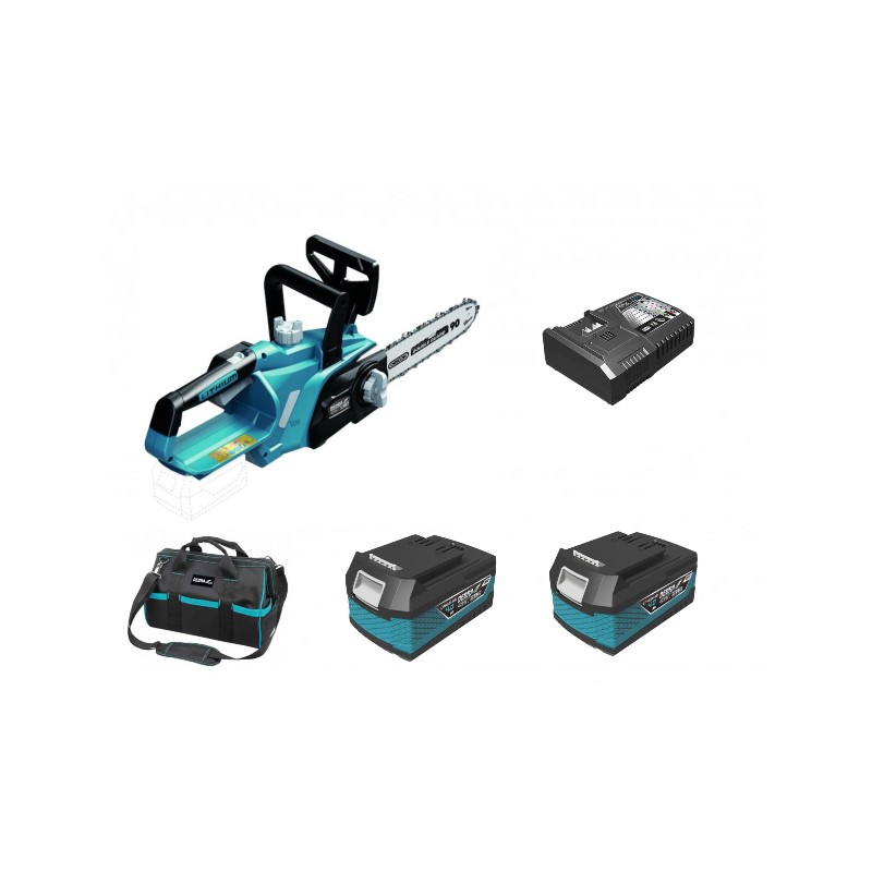 DED7095ML DEDRA Drujba cu lant 25.4cm cu 2 acumulatori Li-Ion 18V 4Ah
